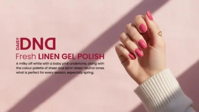 DND Fresh Linen Gel Polish: A Simple Guide to Lasting Nails 26 DND Fresh Linen Gel Polish showcasing elegant nails, available on Amazon with dupe options, part of DND full gel collection